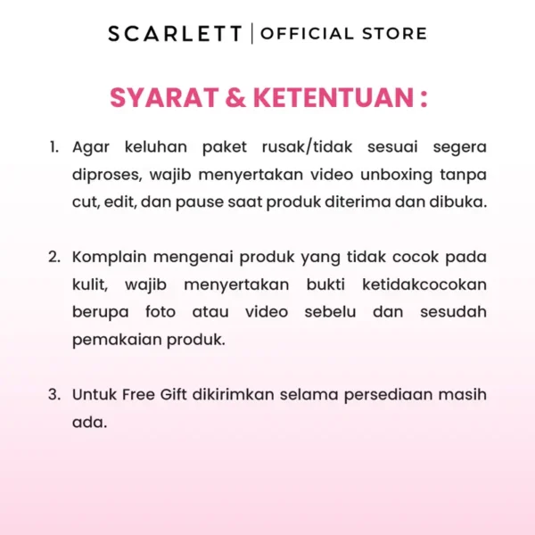 SCARLETT Eau De Parfum & Extrait De Parfum 30ml - Parfum Mewah Wangi Tahan Lama