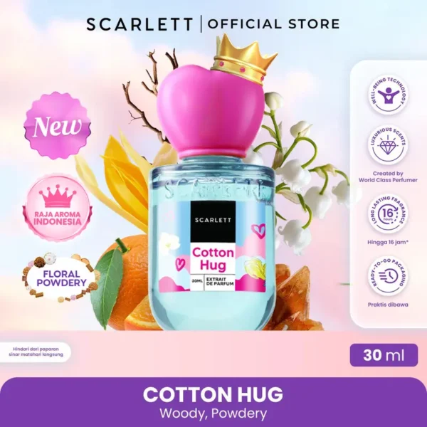 SCARLETT Eau De Parfum & Extrait De Parfum 30ml - Parfum Mewah Wangi Tahan Lama